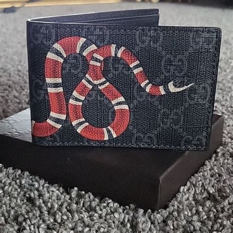 gucci snake belt sale|gucci snake wallet men's.